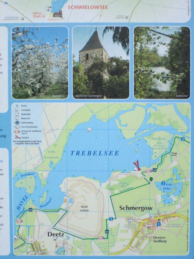 Herberge Im "Alten Pfarrhaus" In Schmergow Am Havel-Radweg Exterior foto